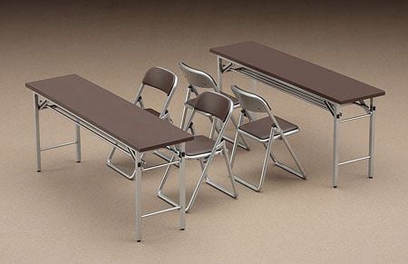 1/12 Accessory for Posable Figures Meeting Room Tables & Chairs 1/12 | Hasegawa Goods