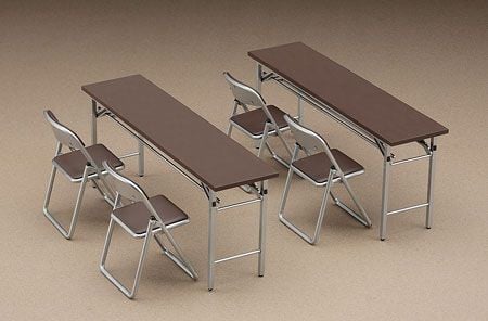 1/12 Accessory for Posable Figures Meeting Room Tables & Chairs 1/12 | Hasegawa Goods