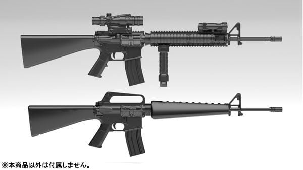 LittleArmory M16A1 Type 1/12 Plastic Model Girls' Frontline | Tomytec