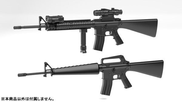 LittleArmory M16A1 Type 1/12 Plastic Model Girls' Frontline | Tomytec