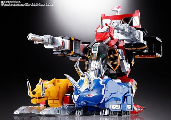 Soul of Chogokin Zyutei Daizyuzin GX-72 Daizyuzin & GX-78 Dragon Caesar Kyoryu Sentai Zyuranger | BANDAI SPIRITS Figure