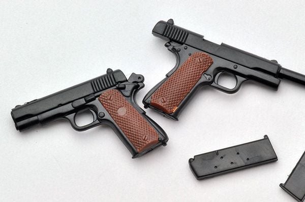 LittleArmory LA015 M1911A1 & Commander Type 1/12 - LittleArmory | Tomytec Plastic Model