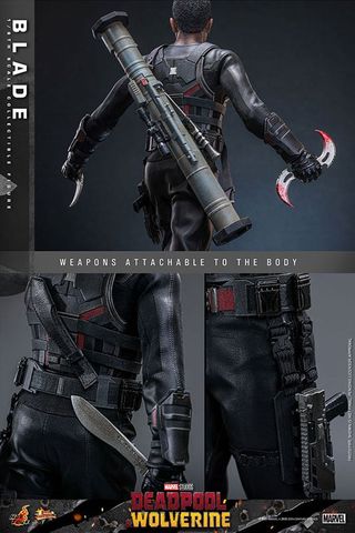 Movie Masterpiece Blade First Press Exclusive 1/6 - Deadpool & Wolverine | Hot Toys Figure