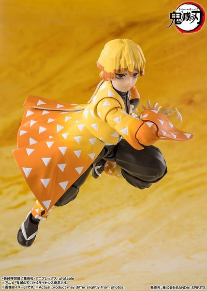 S.H.Figuarts Zenitsu Agatsuma Demon Slayer Kimetsu no Yaiba | BANDAI SPIRITS Figure