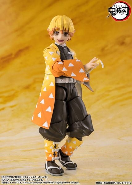 S.H.Figuarts Zenitsu Agatsuma Demon Slayer Kimetsu no Yaiba | BANDAI SPIRITS Figure