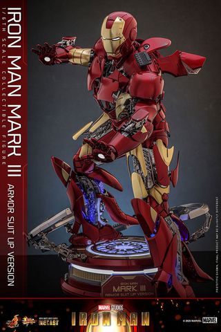 Iron Man Mark. 3 Armor Suit Up Version 1/6 - Iron Man | Hot Toys Figure