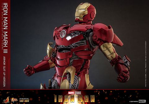 Iron Man Mark. 3 Armor Suit Up Version 1/6 - Iron Man | Hot Toys Figure