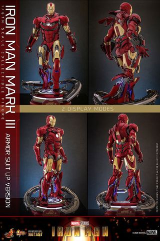 Iron Man Mark. 3 Armor Suit Up Version 1/6 - Iron Man | Hot Toys Figure