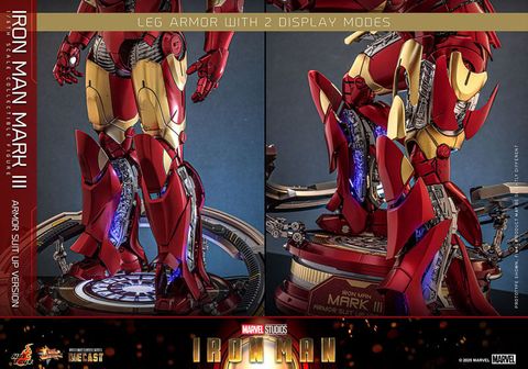 Iron Man Mark. 3 Armor Suit Up Version 1/6 - Iron Man | Hot Toys Figure