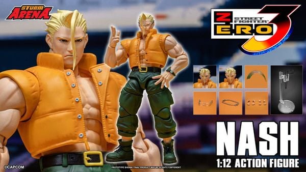 Storm Arena Nash Street Fighter Alpha 3 | Storm Collectibles Action Figure