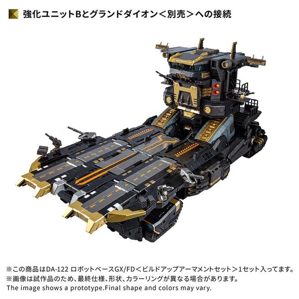 Diaclone DA-122 Robot Base GX/FD Buildup Armament Set - Diaclone | Takara Tomy Goods