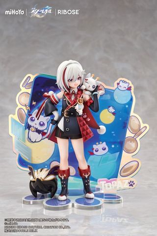 RISE UP+ Topaz & Numby Chibineko Series Ver. - Honkai Star Rail | RIBOSE Figure