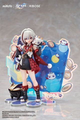 RISE UP+ Topaz & Numby Chibineko Series Ver. - Honkai Star Rail | RIBOSE Figure