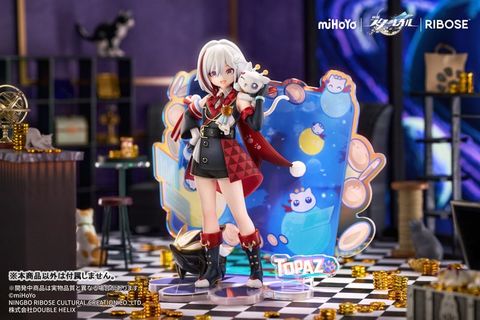 RISE UP+ Topaz & Numby Chibineko Series Ver. - Honkai Star Rail | RIBOSE Figure