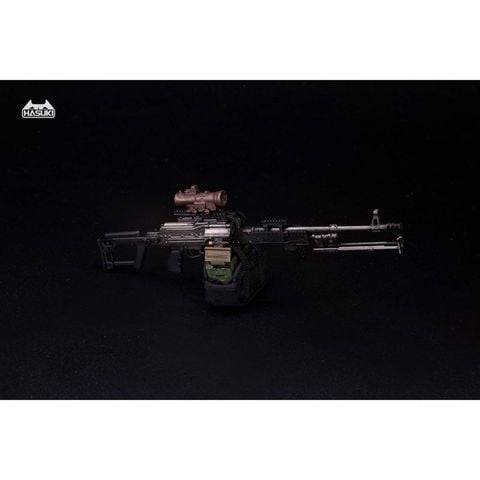 WM 05A Regular Machine Gun Set Metal Black 1/12 | HASUKI Goods