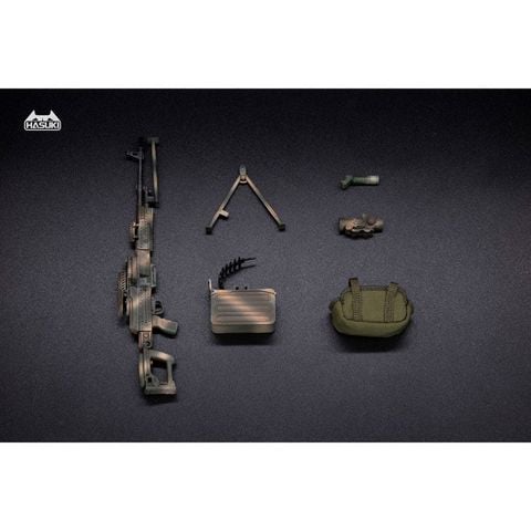 WM 05C Regular Machine Gun Set Jungle Camouflage 1/12 | HASUKI Goods