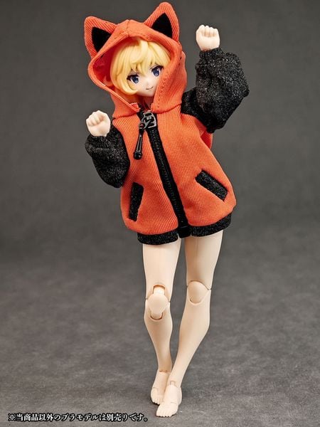 DOLL ACCESSORY Party Animal Girl Loungewear Cat san Hoodie | Alphamax Goods