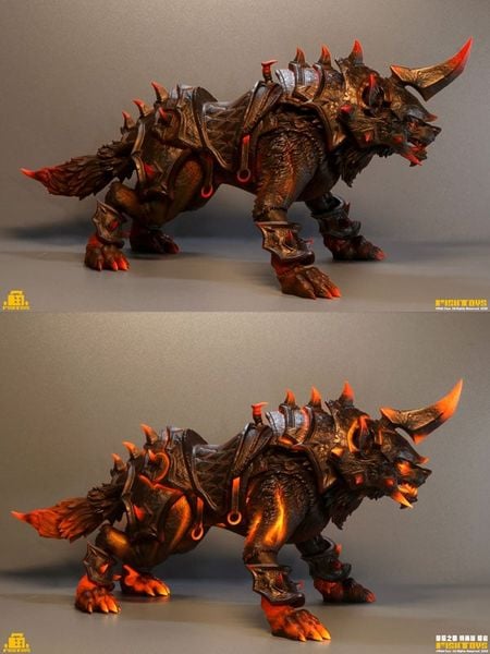 Posable Figure Wolf of glory Special Edition Lava 1/12 - Wolf of glory | Fish Toys Figure