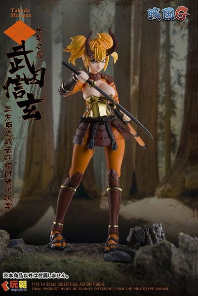 Posable Figure Takeda Shingen 1/12 Scale - Sengoku G Series | KEEPGOING Studio Figure