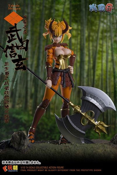 Posable Figure Takeda Shingen 1/12 Scale - Sengoku G Series | KEEPGOING Studio Figure