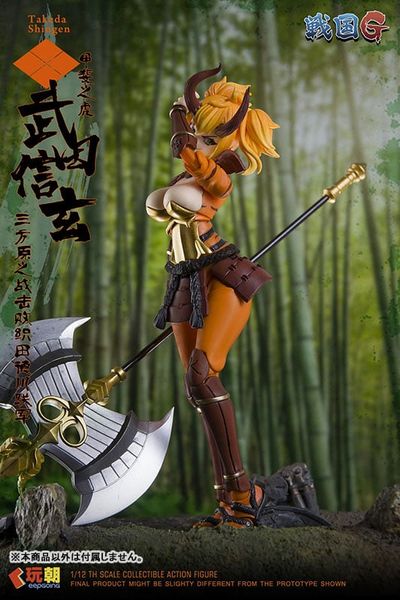 Posable Figure Takeda Shingen 1/12 Scale - Sengoku G Series | KEEPGOING Studio Figure