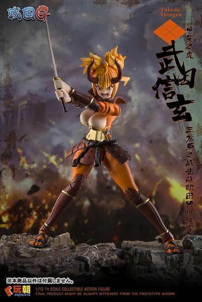 Posable Figure Takeda Shingen 1/12 Scale - Sengoku G Series | KEEPGOING Studio Figure
