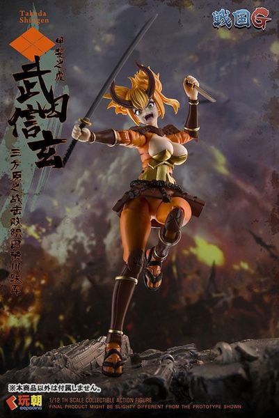 Posable Figure Takeda Shingen 1/12 Scale - Sengoku G Series | KEEPGOING Studio Figure