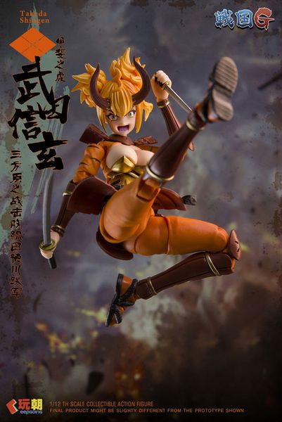 Posable Figure Takeda Shingen 1/12 Scale - Sengoku G Series | KEEPGOING Studio Figure