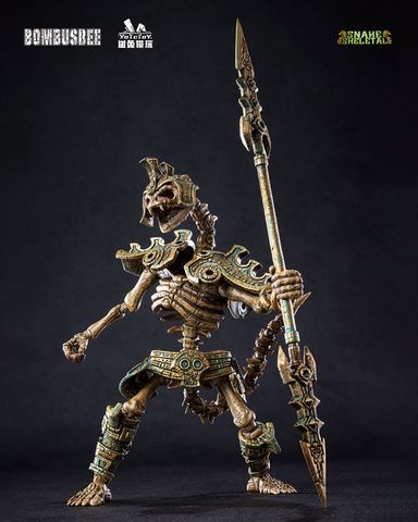 Viper Guard, Rattlesnake Scout & Half Snake Warrior 1/12 - SNAKE SKELETAL | Yototoy Figure