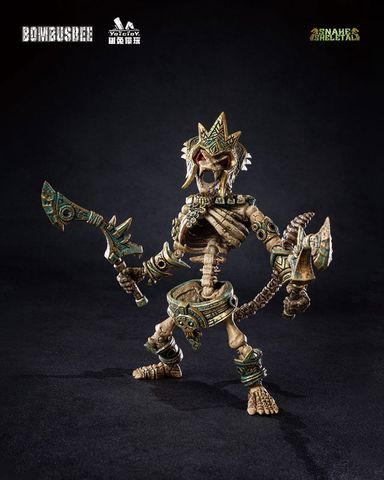 Viper Guard, Rattlesnake Scout & Half Snake Warrior 1/12 - SNAKE SKELETAL | Yototoy Figure