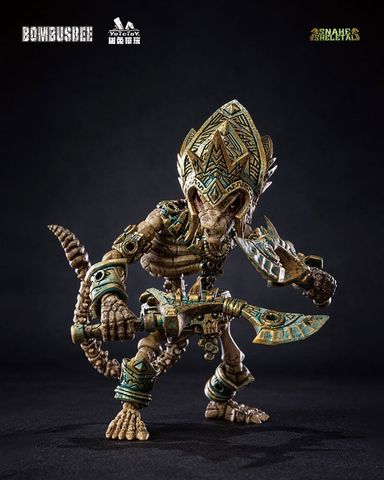 Viper Guard, Rattlesnake Scout & Half Snake Warrior 1/12 - SNAKE SKELETAL | Yototoy Figure