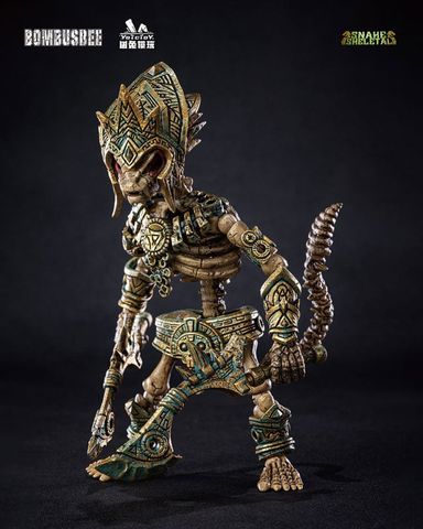 Viper Guard, Rattlesnake Scout & Half Snake Warrior 1/12 - SNAKE SKELETAL | Yototoy Figure