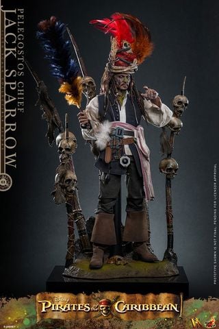 Jack Sparrow Pelegostos Chief 1/6 - Pirates of the Caribbean | Hot Toys Figure