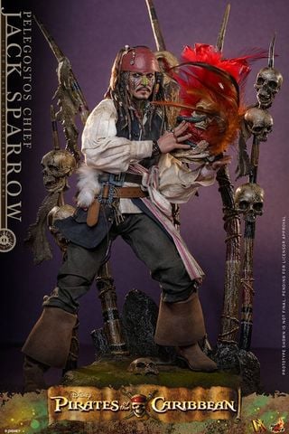 Jack Sparrow Pelegostos Chief 1/6 - Pirates of the Caribbean | Hot Toys Figure