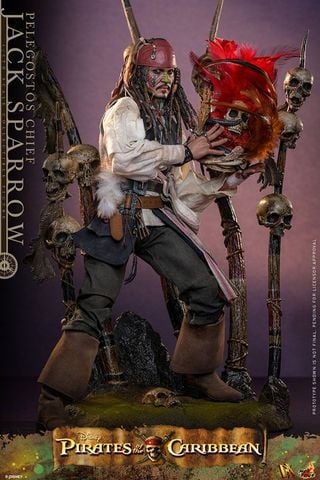 Jack Sparrow Pelegostos Chief 1/6 - Pirates of the Caribbean | Hot Toys Figure