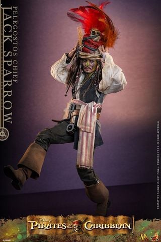Jack Sparrow Pelegostos Chief 1/6 - Pirates of the Caribbean | Hot Toys Figure