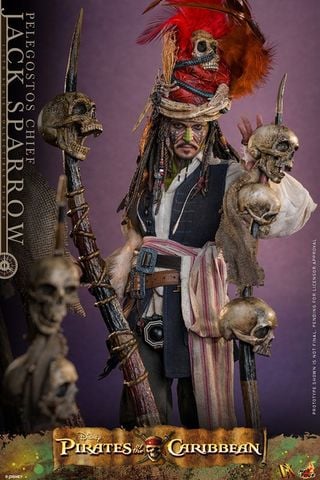 Jack Sparrow Pelegostos Chief 1/6 - Pirates of the Caribbean | Hot Toys Figure