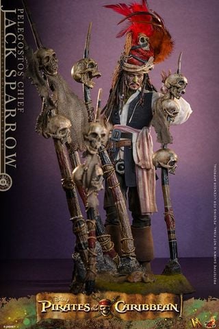 Jack Sparrow Pelegostos Chief 1/6 - Pirates of the Caribbean | Hot Toys Figure