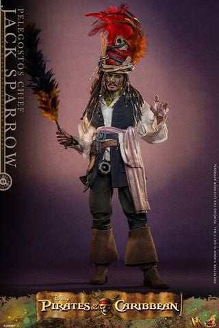 Jack Sparrow Pelegostos Chief 1/6 - Pirates of the Caribbean | Hot Toys Figure