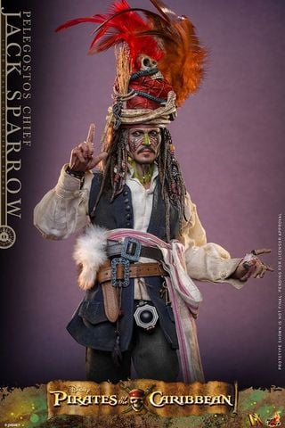 Jack Sparrow Pelegostos Chief 1/6 - Pirates of the Caribbean | Hot Toys Figure