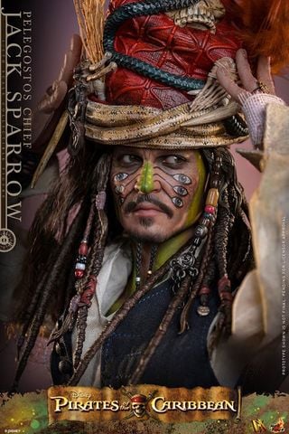 Jack Sparrow Pelegostos Chief 1/6 - Pirates of the Caribbean | Hot Toys Figure