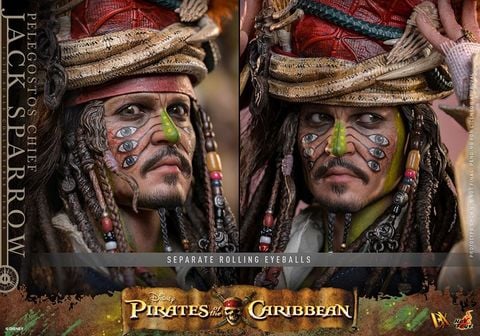 Jack Sparrow Pelegostos Chief 1/6 - Pirates of the Caribbean | Hot Toys Figure