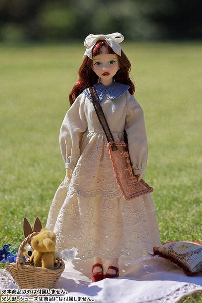 Cherry x overlace Dress set Margaret Ribbon Lesson Ivory 1/6 - DOLL ACCESSORY | HobbyJAPAN Goods