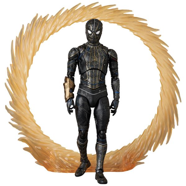 MAFEX No.308 SPIDER MAN BLACK & GOLD SUIT - Spider Man No Way Home | Medicom Toy Figure