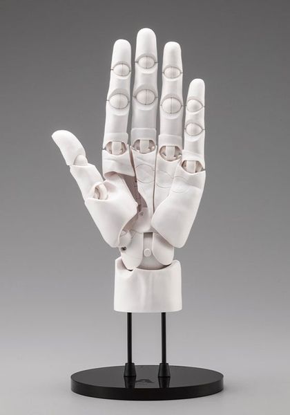 ARTIST SUPPORT ITEM HAND MODEL MEN'S/L WHITE | Kotobukiya Goods