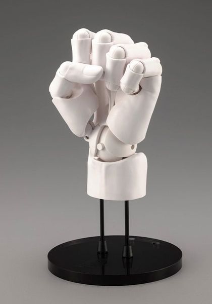 ARTIST SUPPORT ITEM HAND MODEL MEN'S/L WHITE | Kotobukiya Goods