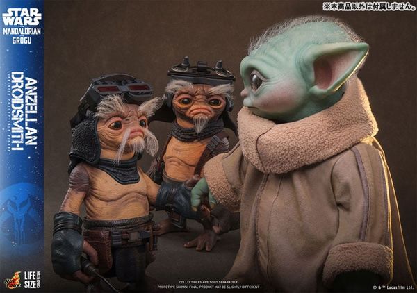 Life-size Masterpiece Anzellan Droidsmith 1/1 Scale Figure - Star Wars The Mandalorian | Hot Toys Figure