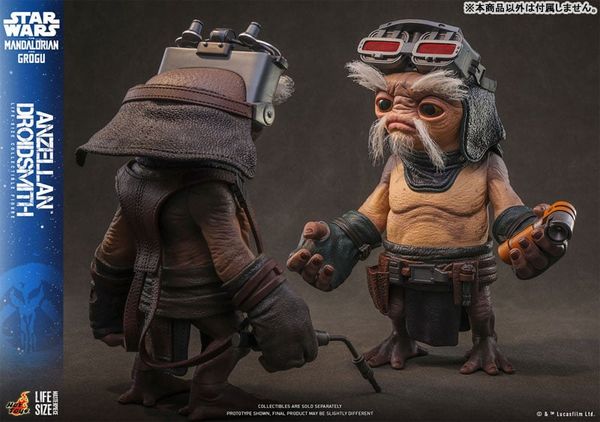 Life-size Masterpiece Anzellan Droidsmith 1/1 Scale Figure - Star Wars The Mandalorian | Hot Toys Figure