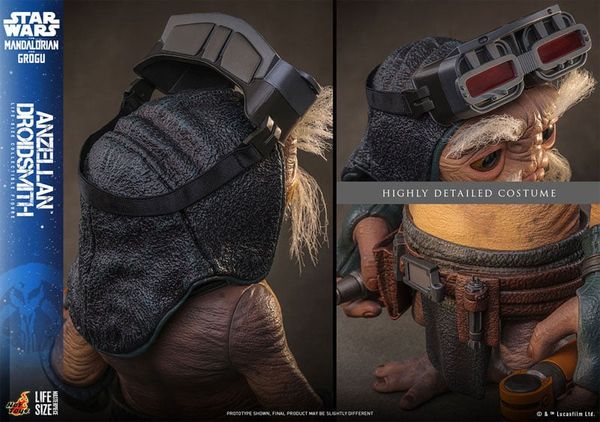 Life-size Masterpiece Anzellan Droidsmith 1/1 Scale Figure - Star Wars The Mandalorian | Hot Toys Figure