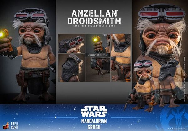 Life-size Masterpiece Anzellan Droidsmith 1/1 Scale Figure - Star Wars The Mandalorian | Hot Toys Figure